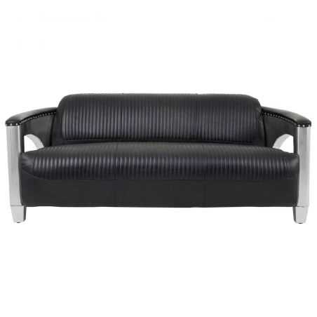 Aviator Black Spitfire 3 Seater Sofa Sofas and Armchairs Smithers of Stamford £3,295.00 Store UK, US, EU, AE,BE,CA,DK,FR,DE,I...