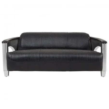 Aviator Black Spitfire 3 Seater Sofa Smithers Sofas and Armchairs £3,020.00 Living Room Aluminium product_features