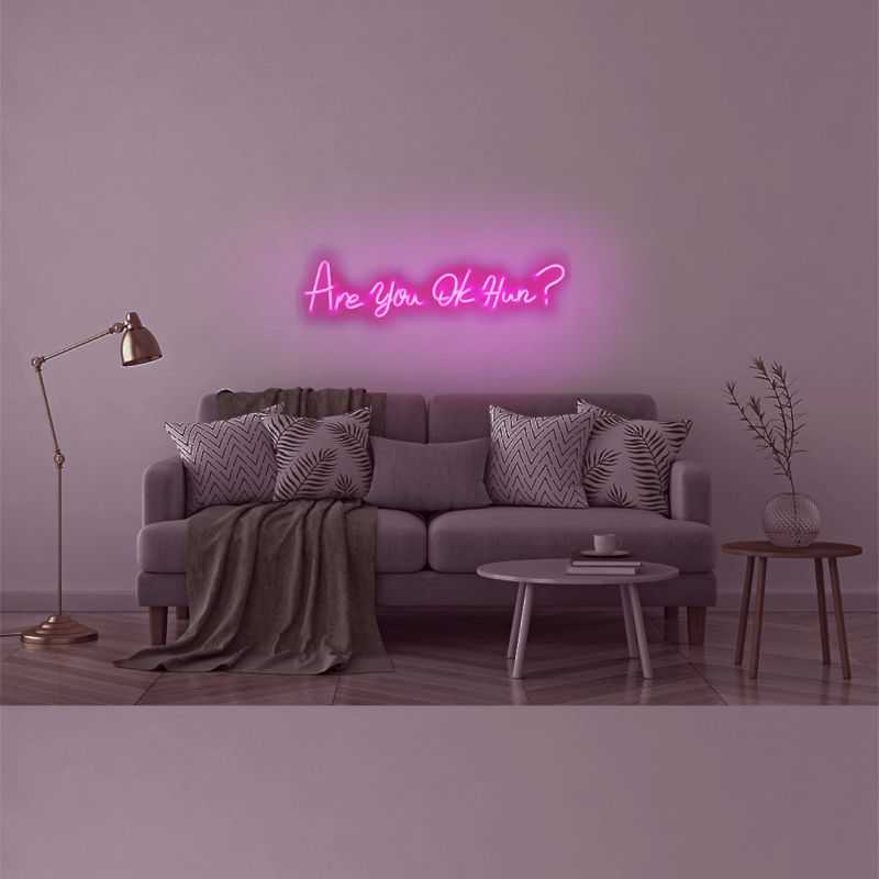 Are You Ok Hun? Pink Neon Sign Neon Signs  £198.00 Store UK, US, EU, AE,BE,CA,DK,FR,DE,IE,IT,MT,NL,NO,ES,SEAre You Ok Hun? Pi...