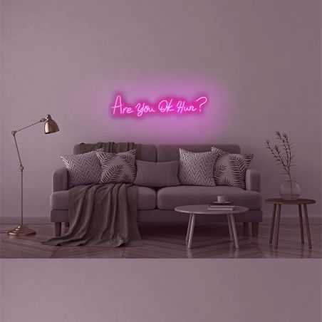 Are You Ok Hun? Pink Neon Sign Neon Lighting locomocean £198.00 Store UK, US, EU, AE,BE,CA,DK,FR,DE,IE,IT,MT,NL,NO,ES,SEAre Y...