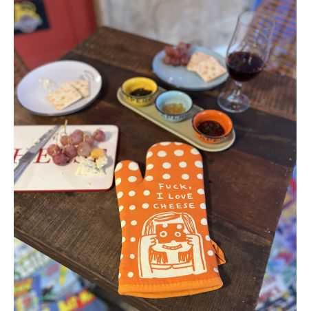 F_CK I love Cheese Oven Mitt Kitchen & Dining Room Blue Q £12.99 Store UK, US, EU, AE,BE,CA,DK,FR,DE,IE,IT,MT,NL,NO,ES,SEF_CK...