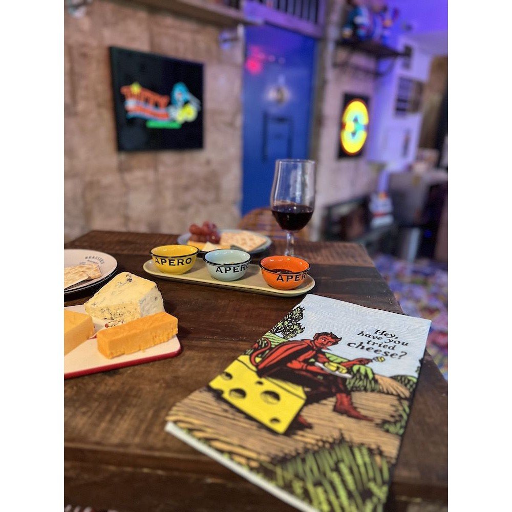 Have You Tried Cheese Tea Towel Blue Q Gifts £12.00      product_features