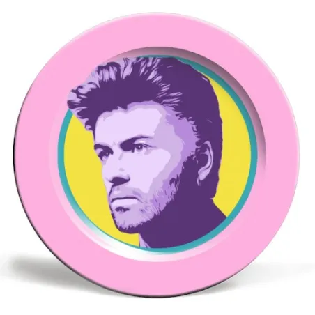 George Michael Art Plate Smithers Gifts £28.00      product_features