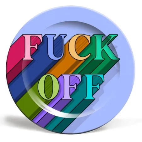 F*CK Off Plate Smithers Gifts £27.00      product_features