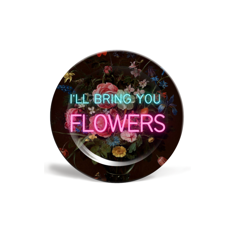 I'LL Bring You Flowers Art Plate Tableware  £29.00 Store UK, US, EU, AE,BE,CA,DK,FR,DE,IE,IT,MT,NL,NO,ES,SEI'LL Bring You Flo...