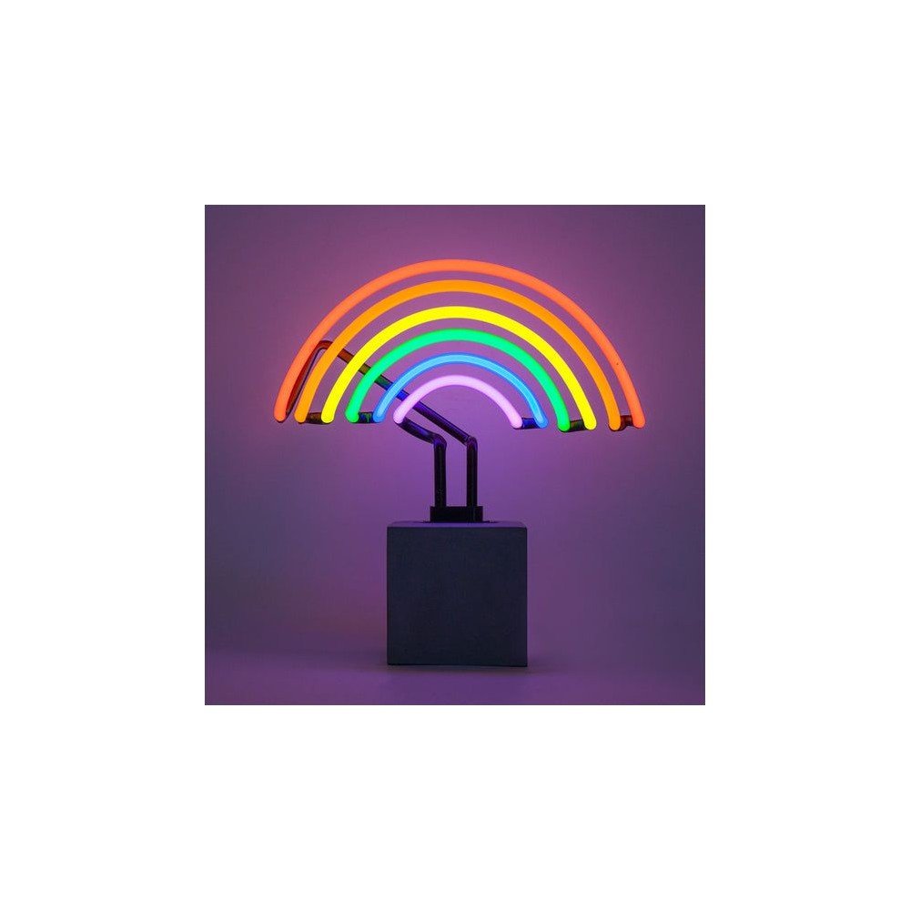 Rainbow Neon Light – Luxury Glass Wall Sign for Kids’ Room, Nursery Decor Smithers Your Custom Neon Sign & Neon Signs | Handm...