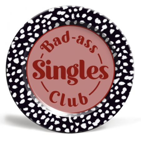 Bad Ass Singles Club Art Plate Tableware  £29.00 Store UK, US, EU, AE,BE,CA,DK,FR,DE,IE,IT,MT,NL,NO,ES,SEBad Ass Singles Club...