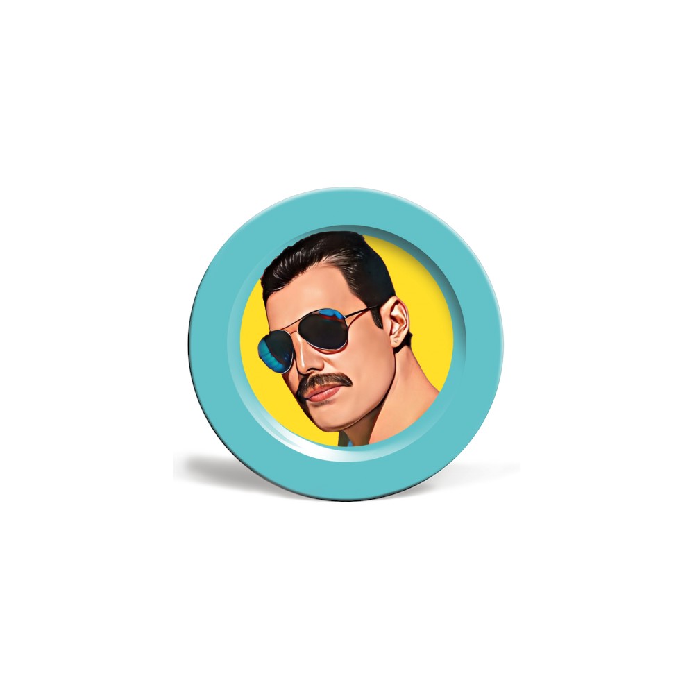 Freddie Mercury Art Plate  Gifts £30.00      product_features