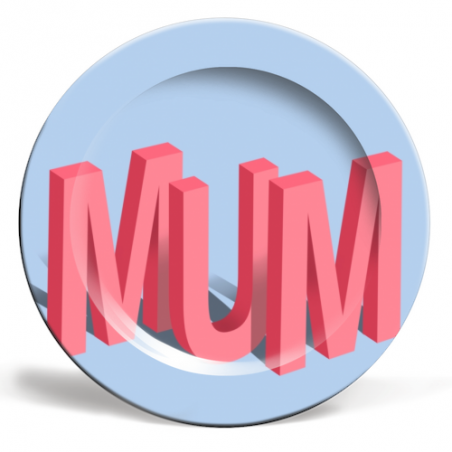 Mum 3D Art Plate Tableware  £29.00 Store UK, US, EU, AE,BE,CA,DK,FR,DE,IE,IT,MT,NL,NO,ES,SEMum 3D Art Plate product_reduction...