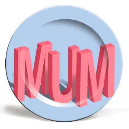 Mum 3D Art Plate  Tableware £27.00      product_features