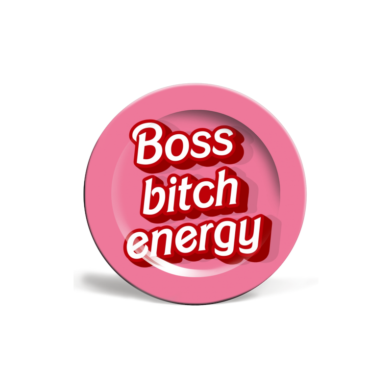 Boss Bitch Energy Art Plate Tableware  £29.00 Store UK, US, EU, AE,BE,CA,DK,FR,DE,IE,IT,MT,NL,NO,ES,SEBoss Bitch Energy Art P...