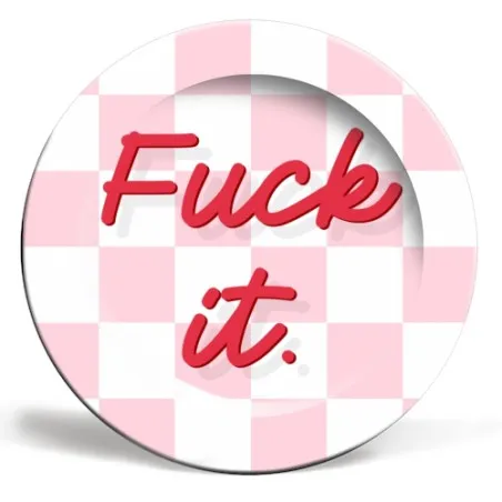 fuck It Art Plate  Gifts £27.00      product_features