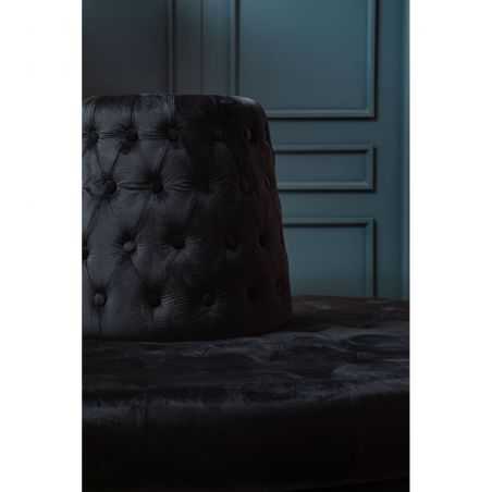 Black Velvet Conversation Sofa Vintage Furniture Smithers of Stamford £1,900.00 Store UK, US, EU, AE,BE,CA,DK,FR,DE,IE,IT,MT,...