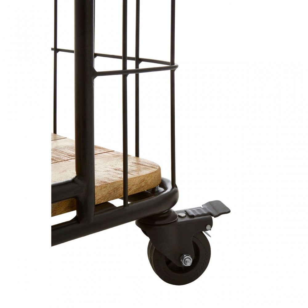 Industrial Warehouse Trolley With Wood Shelfs Retro Furniture £877.00 All Rooms Fir Wood Iron product_features