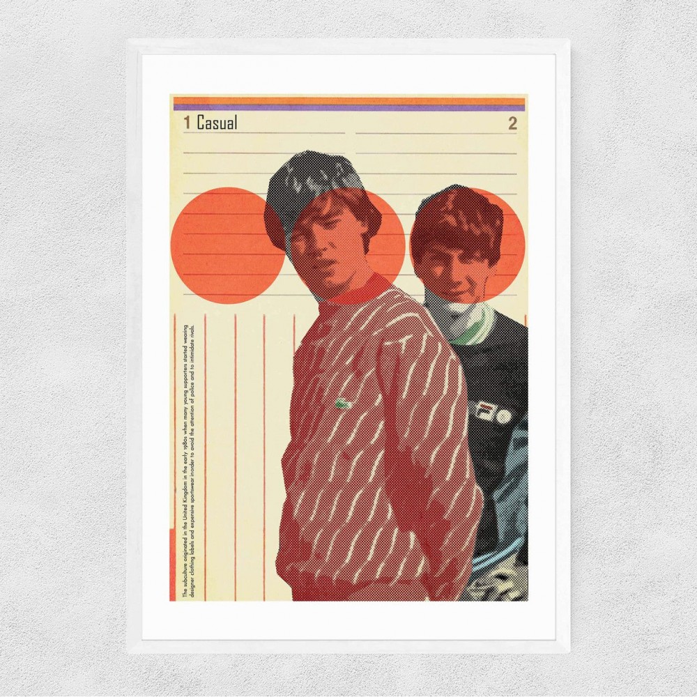 Football Casual Framed Poster 80s  Signs £75.00      product_features