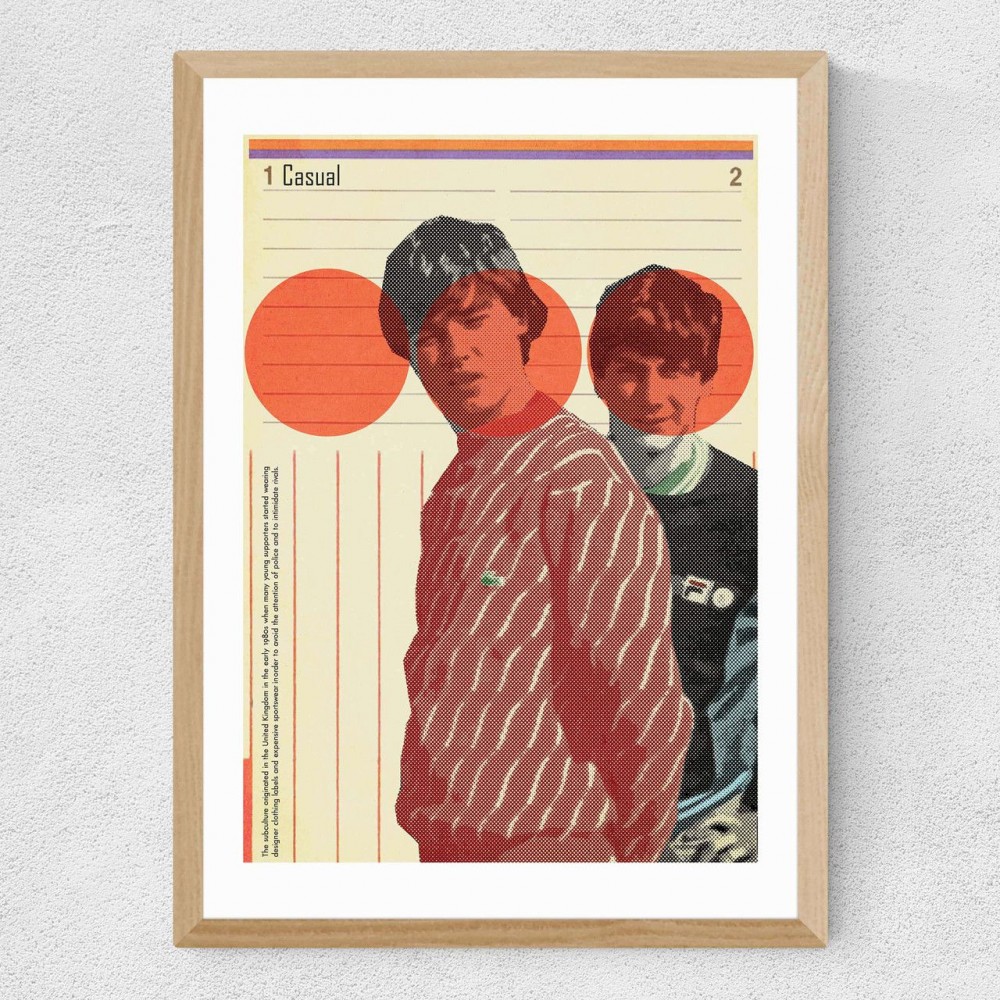 Football Casual Framed Poster 80s  Signs £75.00      product_features