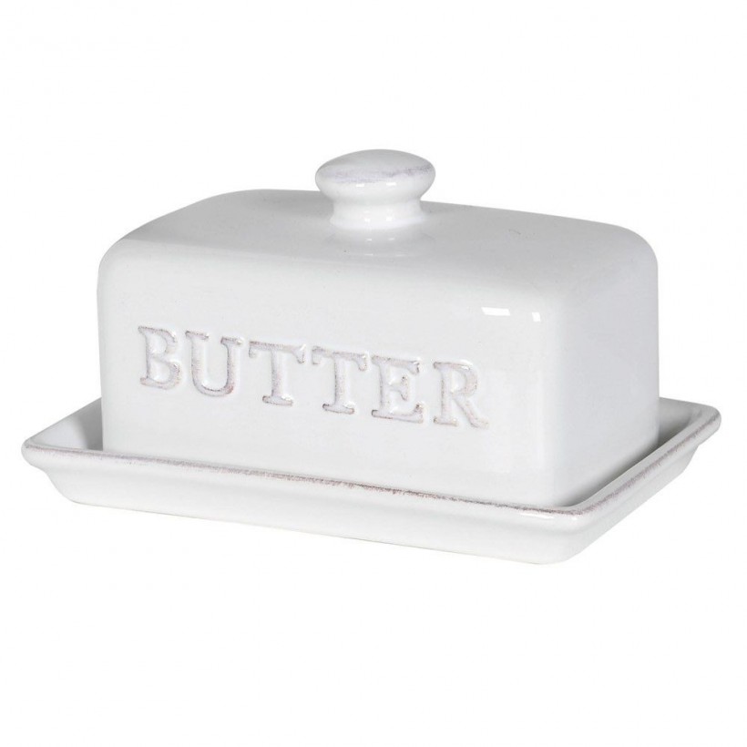 Ceramic Butter Dish Vintage Style Smithers of Stamford • UK, US & Canada