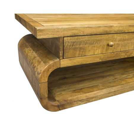 Stockholm Natural Curved Coffee Table & TV Unit Designer Furniture Smithers of Stamford £660.00 Store UK, US, EU, AE,BE,CA,DK...