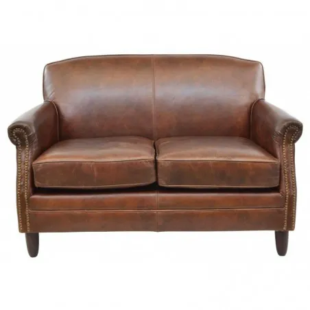 Victor 2 Seater Tan Leather Sofa Smithers Sofas and Armchairs £1,513.00 Willow product_features