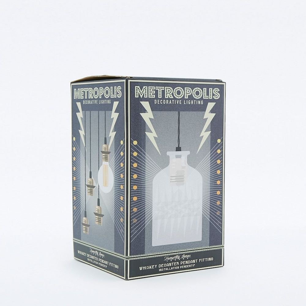 Metropolis Whiskey Decanter Pendant Light  Lighting £50.00      product_features