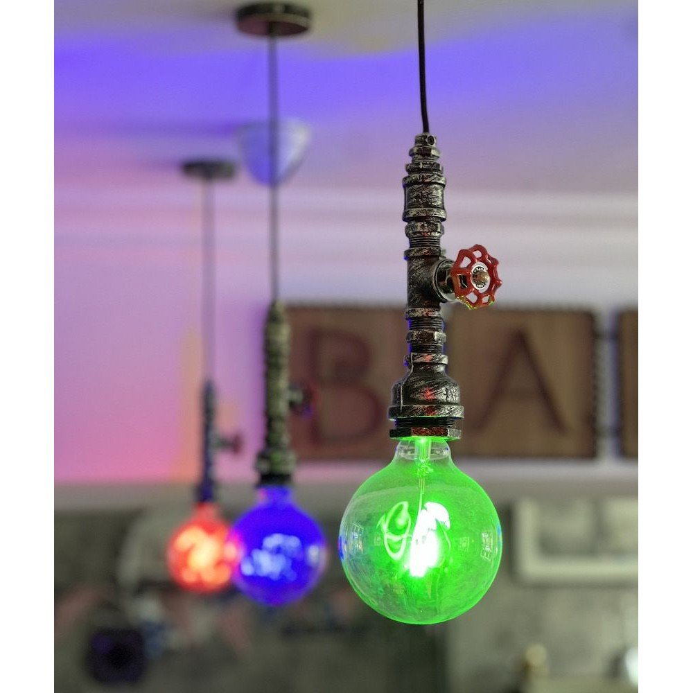 Fire Hydrant Industrial Pipe Pendant Light – Urban Ceiling Drama Smithers Lighting £145.00 All Rooms product_features