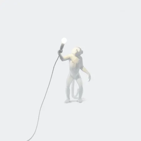 Seletti Standing Monkey Lamp White Smithers Seletti £268.00 All Rooms product_features