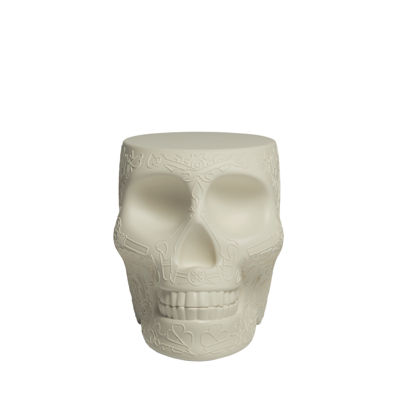 Qeeboo Mexico Skull and Side Table Ivory Side Tables & Coffee Tables  £240.00 Store UK, US, EU, AE,BE,CA,DK,FR,DE,IE,IT,MT,NL...