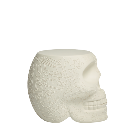 Qeeboo Mexico Skull and Side Table Ivory Side Tables & Coffee Tables  £240.00 Store UK, US, EU, AE,BE,CA,DK,FR,DE,IE,IT,MT,NL...
