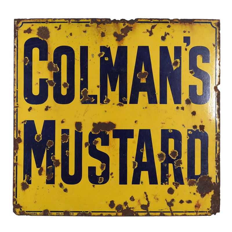 Colmans Mustard Sign Original Antique Antiques  £699.00 Store UK, US, EU, AE,BE,CA,DK,FR,DE,IE,IT,MT,NL,NO,ES,SEColmans Musta...
