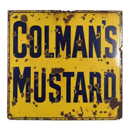 Colmans Mustard Sign Original Antique Antiques £699.00 Store UK, US, EU, AE,BE,CA,DK,FR,DE,IE,IT,MT,NL,NO,ES,SEColmans Musta...