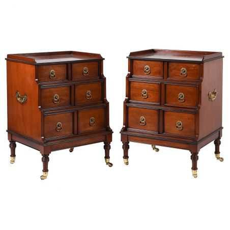 Pair Waterfall Bedside Tables Antiques Antiques £2,450.00 Store UK, US, EU, AE,BE,CA,DK,FR,DE,IE,IT,MT,NL,NO,ES,SEPair Water...