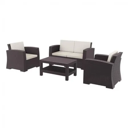 Brown Rattan Style Outdoor Lounge Set Garden £1,421.00 product_features