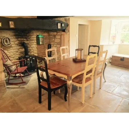 Cottage Retreat Dining Table Smithers Reclaimed Wood Dining Tables £1,004.00 Dining Room Pine Wood Aluminium product_features