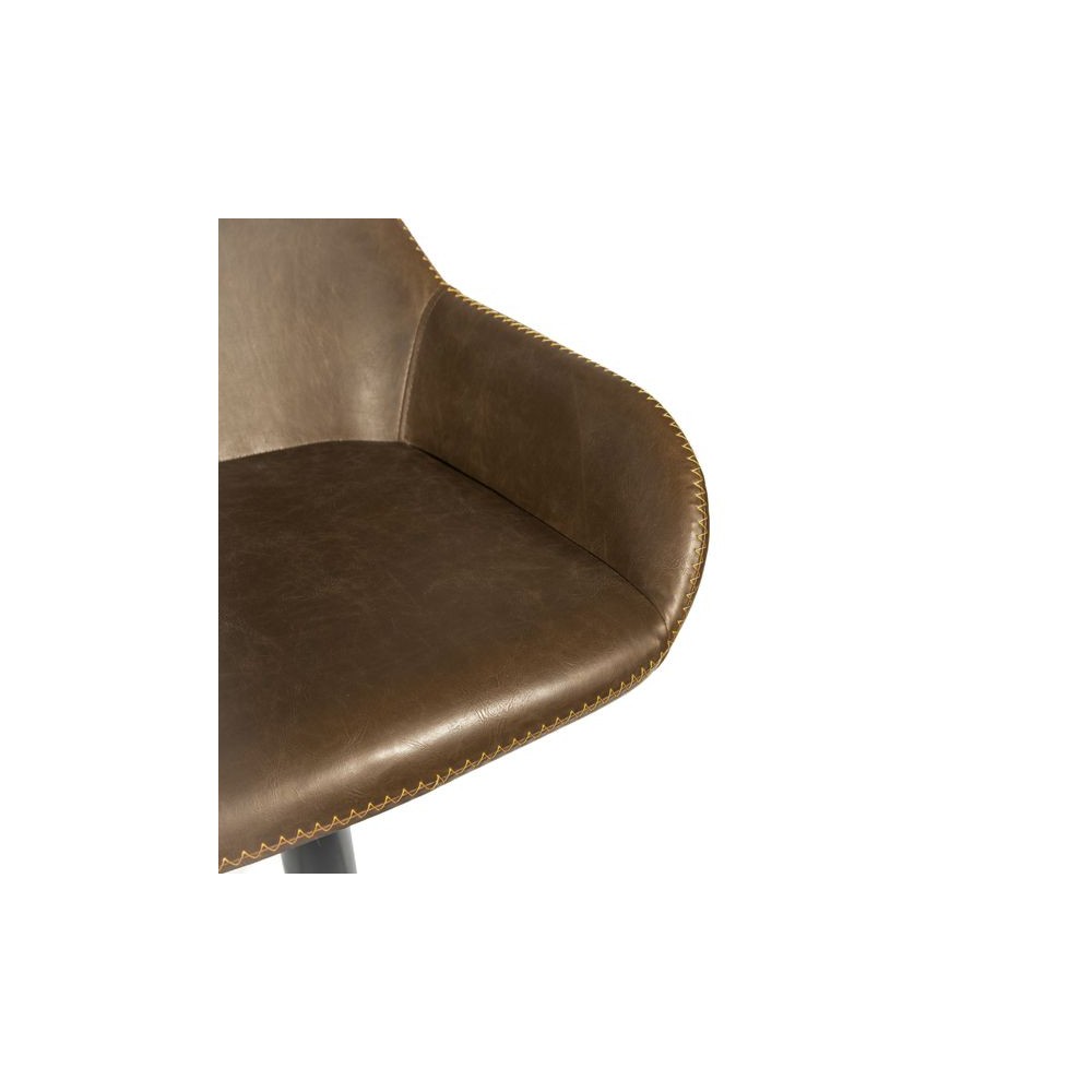 Brown Gas Lift Bar Stool Industrial Furniture £385.00