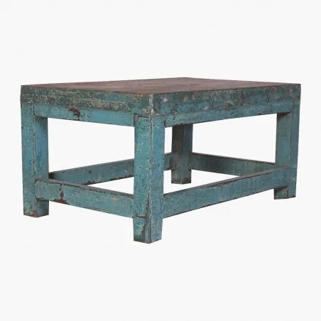 Zinc Top Blue Antique, Vintage Coffee Table Smithers Antique Furniture &pound;756.00 Living Room Hardwood product_features