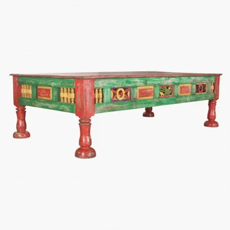 Colourful Antique Hand Carved Coffee Table Smithers Antique Furniture £1,797.00 Living Room Hardwood product_features