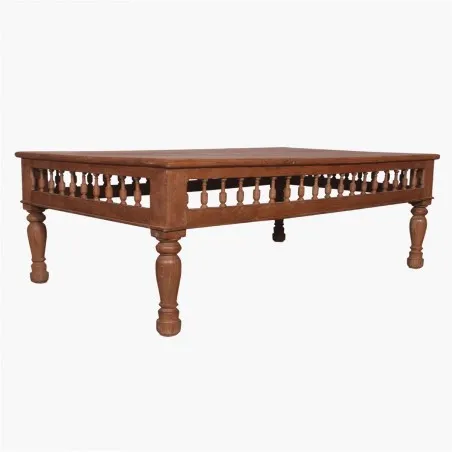 Antique Charpoi Teak Hand Carved Coffee Table Smithers Antique Furniture &pound;1,054.00 Living Room Hardwood product_features