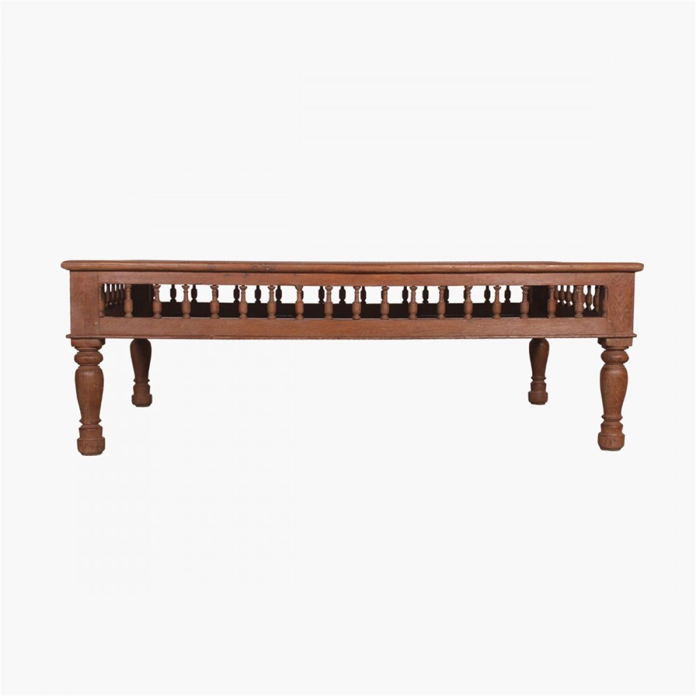 Antique Charpoi Teak Hand Carved Coffee Table Antique Furniture £1,054.00
