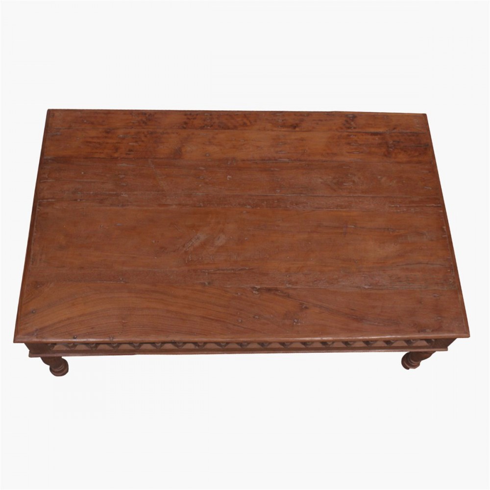 Antique Charpoi Teak Hand Carved Coffee Table Antique Furniture £1,054.00