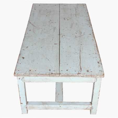 Light Blue Antique Wood Bench Side Tables & Coffee Tables Smithers of Stamford £540.00 Store UK, US, EU, AE,BE,CA,DK,FR,DE,IE...
