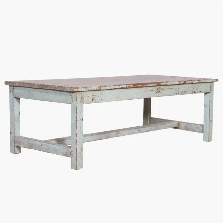 Light Blue Antique Wood Bench Smithers Side Tables & Coffee Tables £495.00 Kitchen Diner product_features