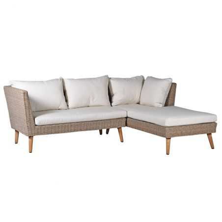 Ibiza Rattan Corner Sofa and Coffee Table with Cream Cushions Garden Furniture £1,833.00 CH-WLS222 Ibiza Rattan Corner Sofa and Coffee Table with Cream Cushions Garden Furniture £1,833.00 CH-WLS222