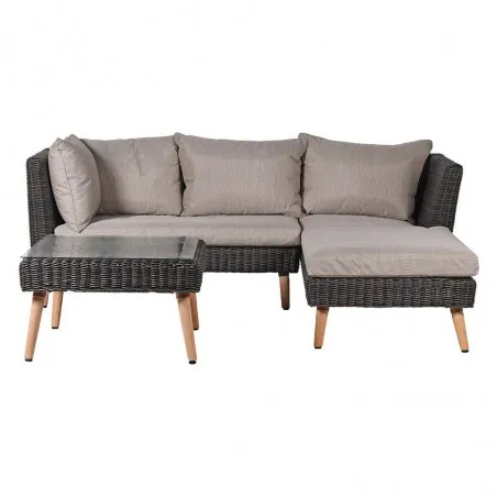 Ibiza Brown Rattan Corner Sofa and Coffee Table with Cushions Garden £2,200.00 product_features