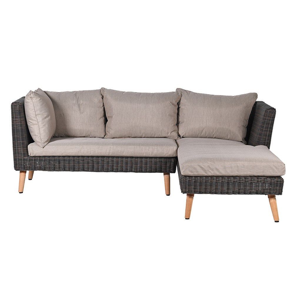 Ibiza Brown Rattan Corner Sofa and Coffee Table with Cushions Garden £2,200.00 product_features