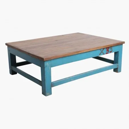 Antique Blue Hand Coffee Table Smithers Antique Furniture £724.00 Living Room Hardwood product_features