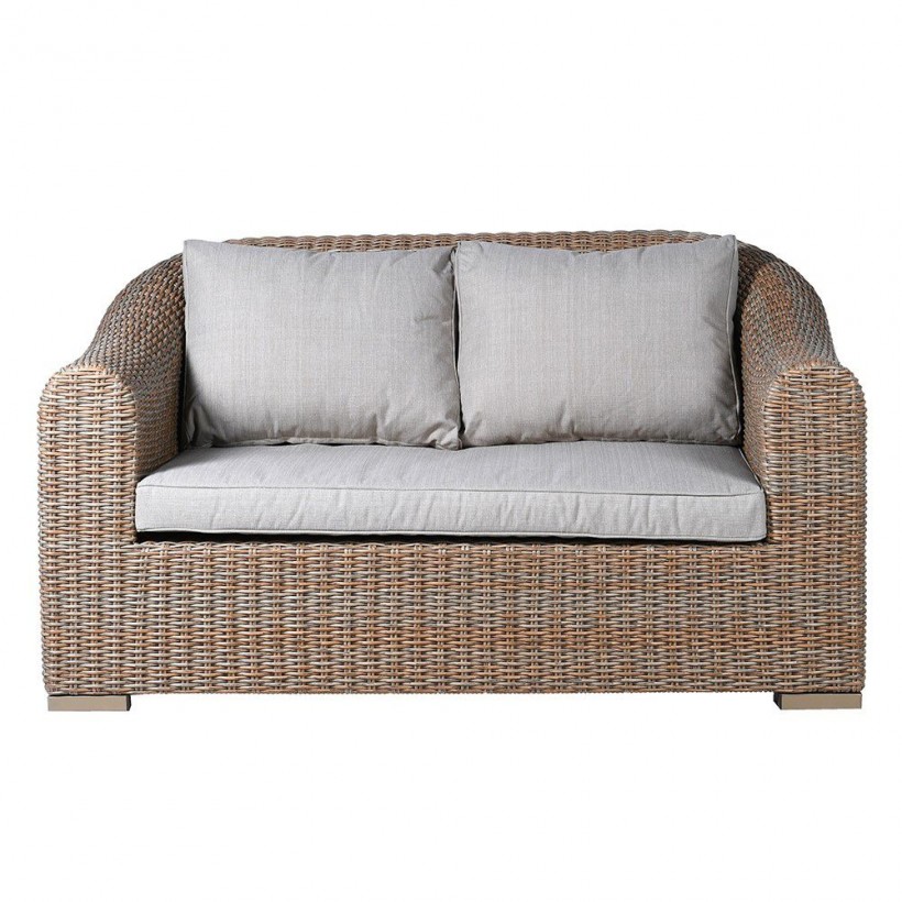 thumbnail image 2 of Waroom Rattan Loveseat Outdoor Furniture Set With Weather-Resistant 2 of 14