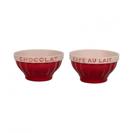 Enamel Chocolate Dessert Bowl Red Tableware £20.00 product_features