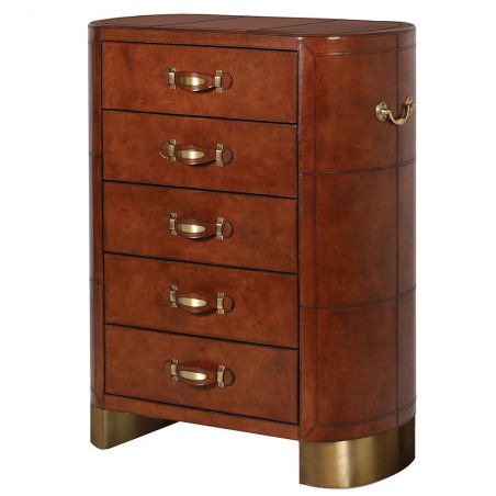 Normandie Leather Chest Of Drawers Trunk Chests Smithers of Stamford £1,850.00 Store UK, US, EU, AE,BE,CA,DK,FR,DE,IE,IT,MT,N...