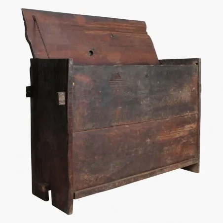 XL Black Pine Wood Storage Trunk Chest Smithers Antique Furniture £1,400.00 Hallway Pine Wood product_features