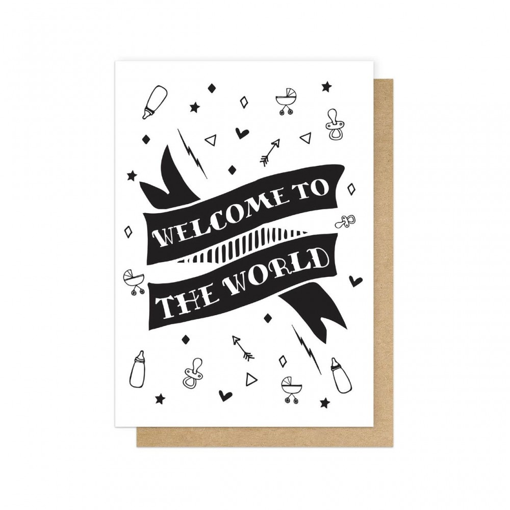 Welcome to the World Greetings Card Congratulations £3.00